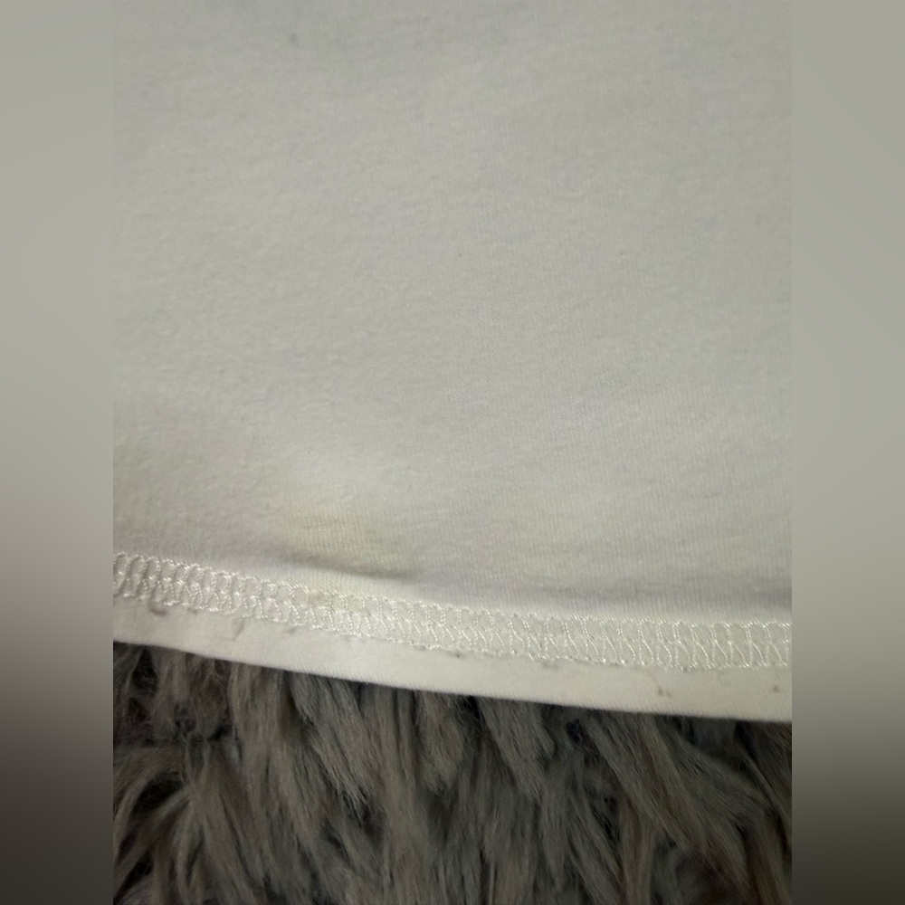 Burberry London White Nova Check Shoulder Tee Size L - Picture 6 of 8